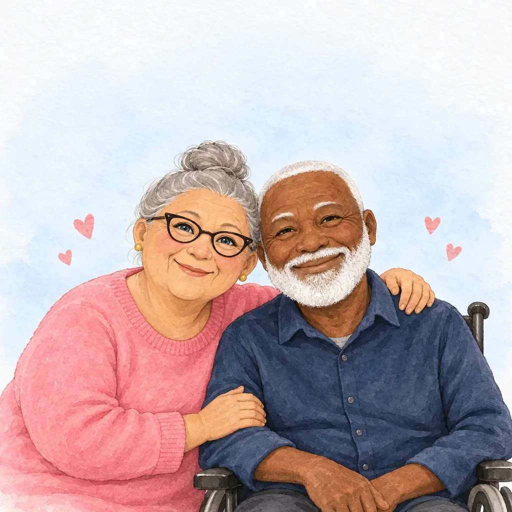 Rose and Joseph, painted in Watercolour
